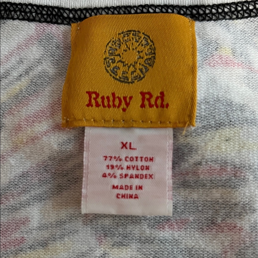 Ruby Rd. Multicolor Knit Cardigan XL - Picture 5 of 5